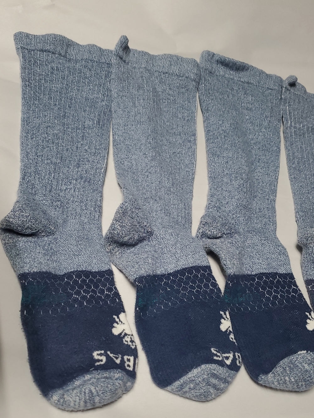 (3)pk Bombas Compression Crew Socks Size Lg 20-30 MmHg Athletic Socks - Picture 6 of 15
